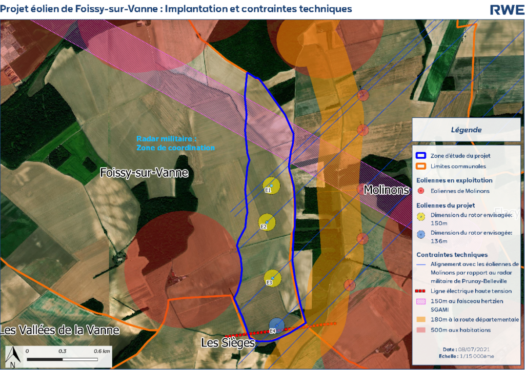 Carte d'implantation